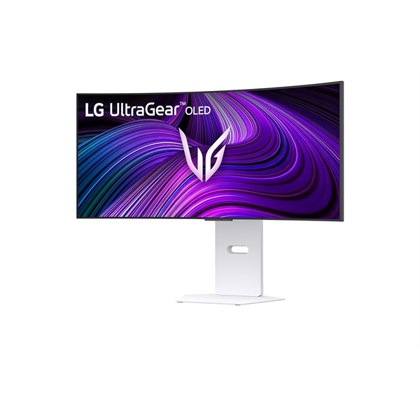 LG OLED Gaming 240Hz ívelt smart monitor 34" 34GX90SA, 3440x1440, 21:9, 275cd/m2, 1ms, HDMIx2/DP/USBx2/USB-C/RJ-45
