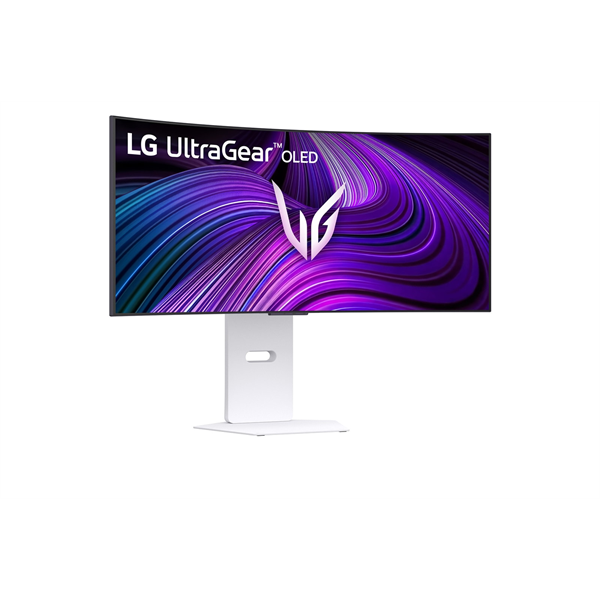 LG OLED Gaming 240Hz ívelt smart monitor 34" 34GX90SA, 3440x1440, 21:9, 275cd/m2, 1ms, HDMIx2/DP/USBx2/USB-C/RJ-45