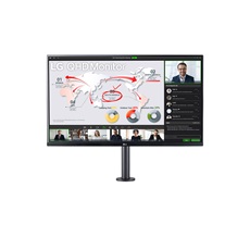 LG IPS monitor 31.5" 32QP880, 2560x1440, 16:9, 350cd/m2, 5ms, 2xHDMI/DisplayPort/USB-C/USB, hangszóró, Pivot