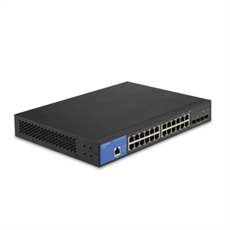 LINKSYS Switch LGS328C, 24x1000Mbps 4x 10G SFP+ (24-Port Business managed Gigabit Switch + 2 SFP+ port)