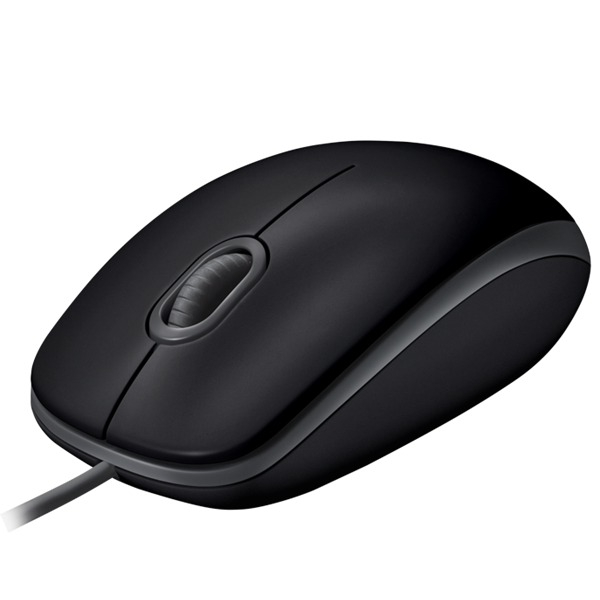 LOGITECH Egér - B110 Vezetékes Optikai Silent, Fekete