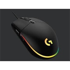 LOGITECH Egér - G102 Lightsync Vezetékes Gaming, Fekete