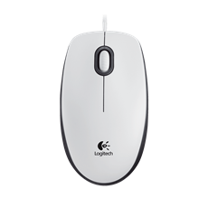 LOGITECH Egér - M100 Vezetékes Optikai, Fehér