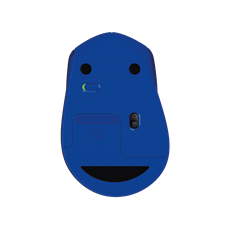 LOGITECH Egér - M330 Silent Plus Vezeték Nélküli Optikai, Kék