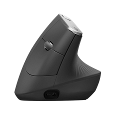 LOGITECH Egér - MX Vertical Ergonomic Bluetooth Optikai, Fekete