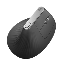 LOGITECH Egér - MX Vertical Ergonomic Bluetooth Optikai, Fekete