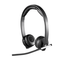 LOGITECH Fejhallgató 2.0 - H820E Stereo Vezeték Nélküli, Mikrofonos, Fekete