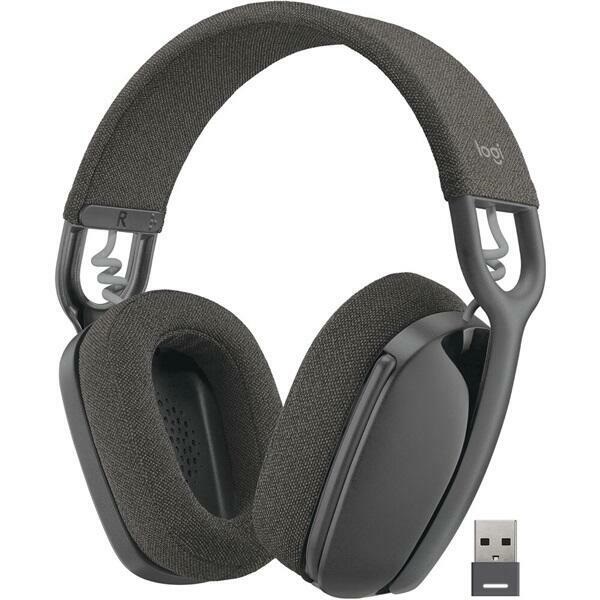 LOGITECH Fejhallgató 2.0 - Zone Vibe 125 Vezeték Nélküli Mikrofon, Grafitszürke