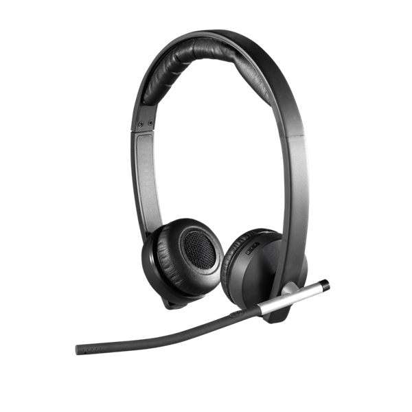 LOGITECH Fejhallgató 2.0 - H820E Stereo Vezeték Nélküli, Mikrofonos, Fekete