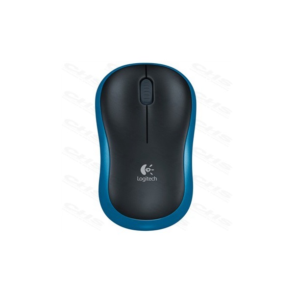 LOGITECH Egér - M185 Vezeték Nélküli Optikai Nano, Kék