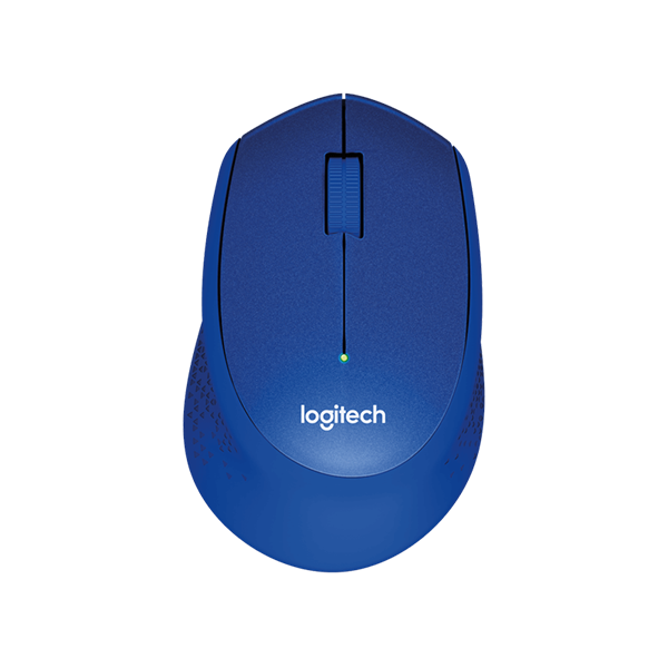 LOGITECH Egér - M330 Silent Plus Vezeték Nélküli Optikai, Kék