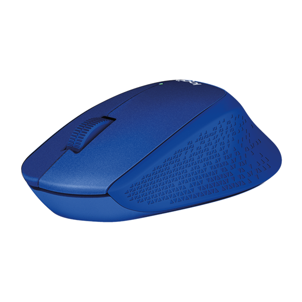 LOGITECH Egér - M330 Silent Plus Vezeték Nélküli Optikai, Kék