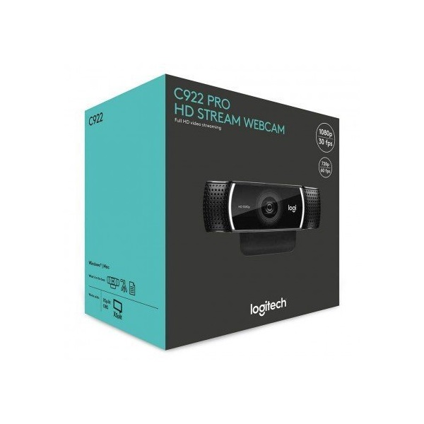 LOGITECH Webkamera - C922 HD 1080p Mikrofonos