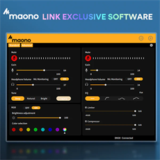 MAONO DM30 RGB Programmable Gaming USB Microphone, Fekete
