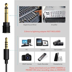 MAONO Tölthető Mikroport AU-100R, Rechargeable Omnidirectional Lapel Microphone