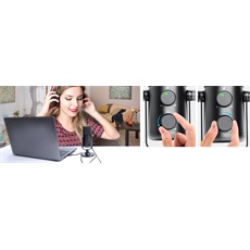 MAONO USB Podcast Mikrofon AU-902, USB Microphone Set Cardioid Condenser Podcast Mic