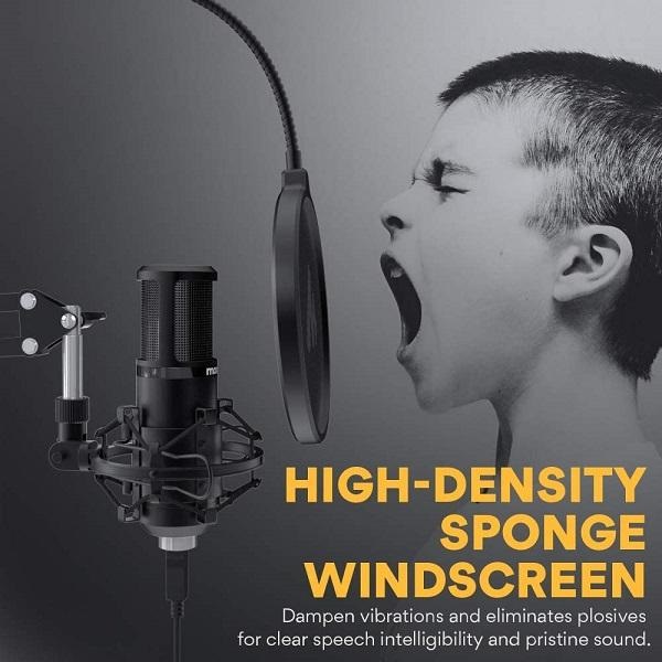 MAONO USB Podcast Mikrofon szett AU-PM420, Podcast Microphone Kit Professional Sound Chipset