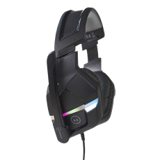 MARWUS GH602 vezetékes gaming headset LED világítással (2 × 3.5mm audio jack + USB táp, ergonomikus)