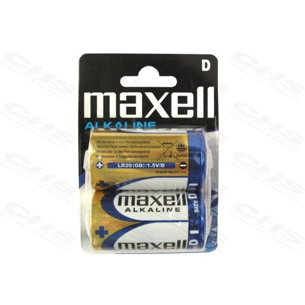 MAXELL Alkálielem R-20 Góliát 2db-os