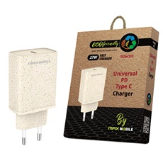 MAX MOBILE Hálózati Töltő TR-286C ECO 1xUSB-C, 3 A, PD 27W