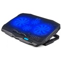MAX MOBILE Max Line Notebook hűtő DCX-025, 15,6", 4 ventilátor, LCD kijelző, 2xUSB