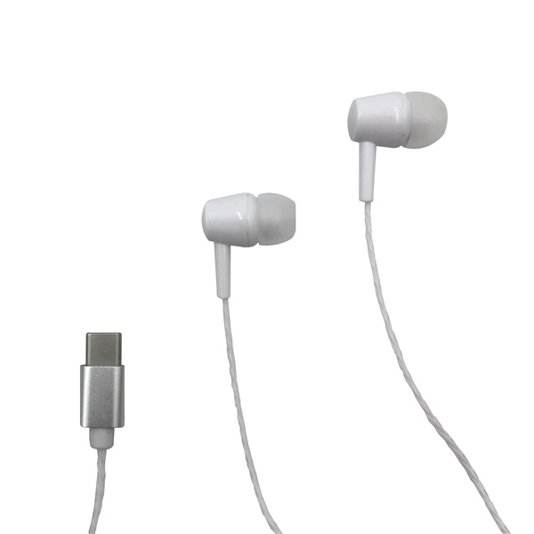 MEDIA-TECH Fülhallgató MAGICSOUND USB Type-C, Mikrofon, fehér