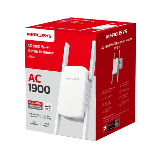 MERCUSYS Wireless Range Extender AC1900, ME50G