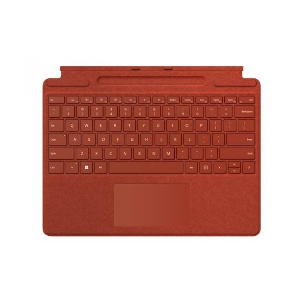 MICROSOFT Billentyűzet Surface Pro 8/9 Signature Poppy Red HU Gravírozott