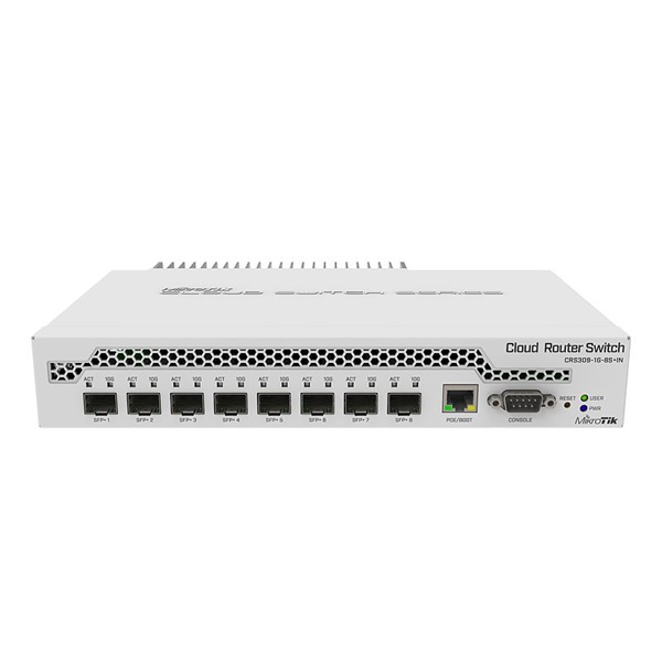 MIKROTIK Cloud Router Switch 309-1G-8S+IN (8SFP+,1GbitLAN)