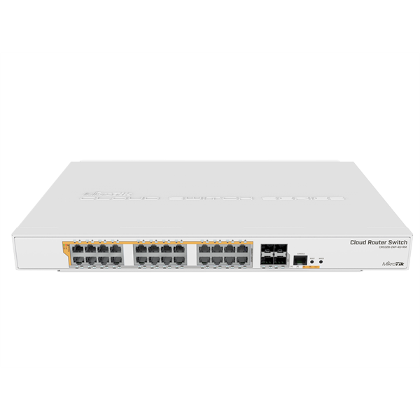 MIKROTIK Cloud Router Switch CRS328 (24GbitLAN + PoE , 4SFP+) Rack kivitel