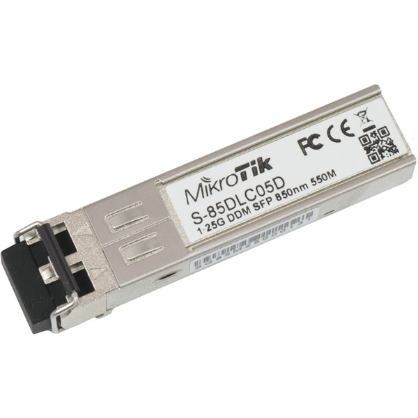 MIKROTIK SFP Modul Multi-Mode, Dual LC, 1,25Gbit, 550m - S-85DLC05D