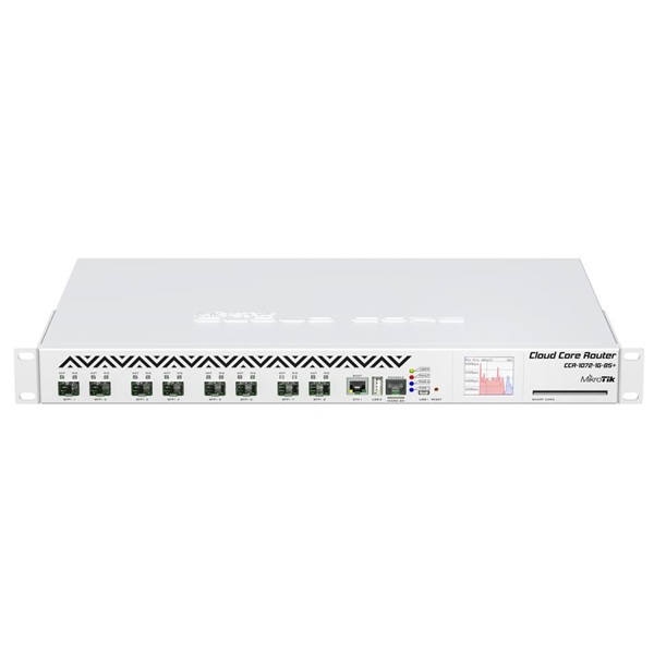 MIKROTIK Cloud Core Router CCR1072 (1 GbitLAN, 8 SFP+, 16GB)
