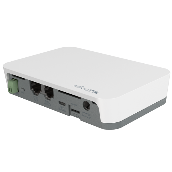 MIKROTIK Wireless Router KNOT 2,4GHz, 2x100Mbps, 300Mbps, Falra rögzíthető - RB924I-2ND-BT5&BG77