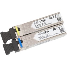 MIKROTIK SFP Module Single-Mode, Single LC UPC, 1,25Gbit, 20km - S-3553LC20D (2db/csomag)