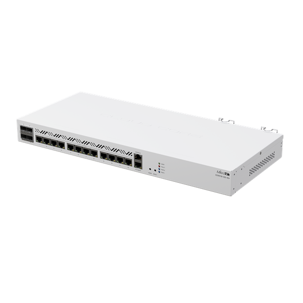MIKROTIK Vezetékes Cloud Core Router 13x1000Mbps + 4x10000Mbps SFP+, Redundáns, Rackes - CCR2116-12G-4S+
