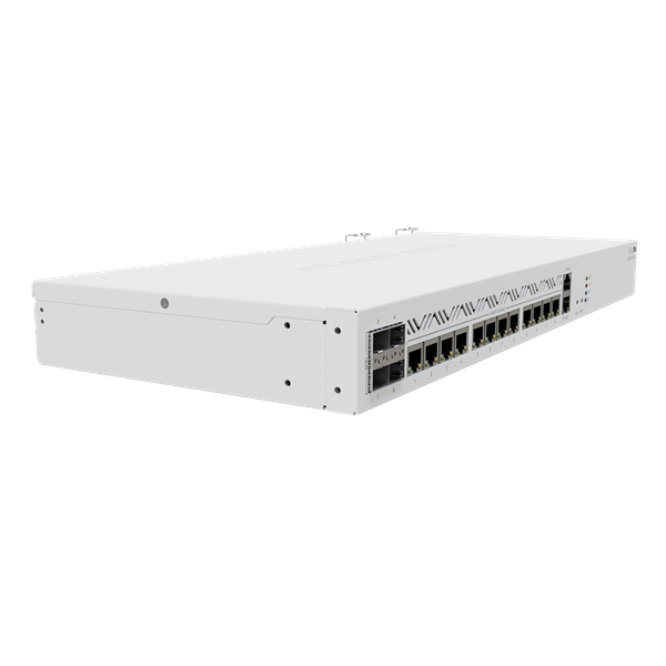 MIKROTIK Vezetékes Cloud Core Router 13x1000Mbps + 4x10000Mbps SFP+, Redundáns, Rackes - CCR2116-12G-4S+