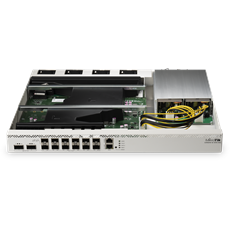 MIKROTIK Vezetékes Cloud Core Router 1x1000Mbps + 12x25Gbit SFP28 + 2x100Gbit QSFP28, Rackes - CCR2216-1G-12XS-2XQ