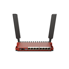 MIKROTIK Wireless Router 2,4GHz,8x1000Mbps + 1x2500Mbps SFP,  AX600, Menedzselhető, Asztali - L009UIGS-2HAXD-IN