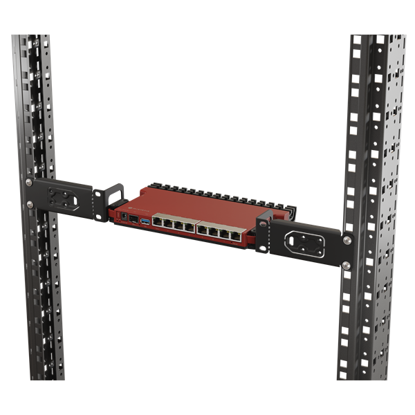 MIKROTIK Vezetékes Router 8x1000Mbps + 1x2500Mbps SFP, 1xUSB3.0,  Menedzselhető, Rackes - L009UiGS-RM