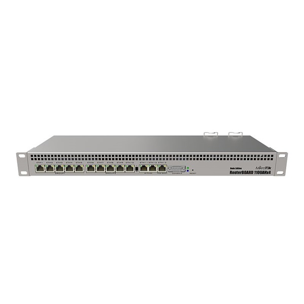 MIKROTIK Vezetékes Router (RB1100AHx4) Dude Edition 13xGiga Lan