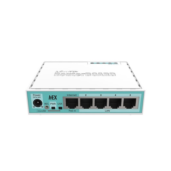 MIKROTIK Vezetékes Router RouterBOARD 5x1000Mbps, Menedzselhető, Asztali - RB750GR3