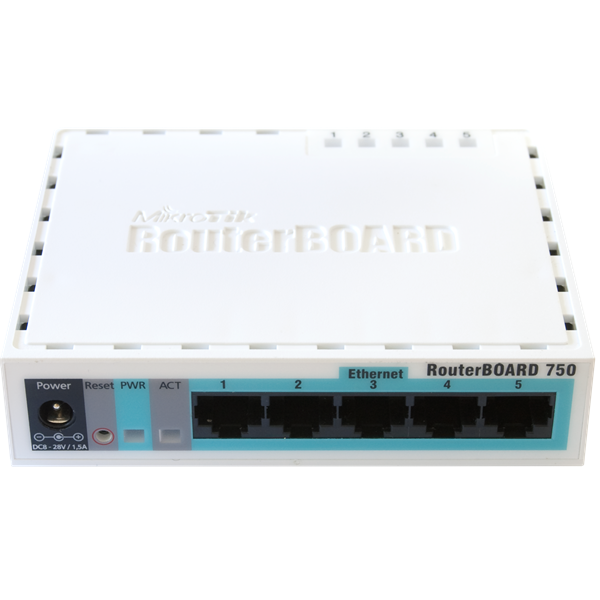MIKROTIK Vezetékes Router RouterBOARD RB750Gr3