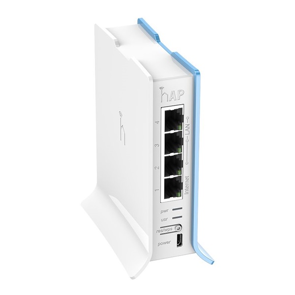 MIKROTIK Wireless Router RouterBOARD 2,4GHz, 4x100Mbps, 300Mbps, Asztali - RB941-2ND-TC