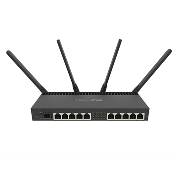 MikroTik Wireless Router RouterBOARD RB4011IGS+5HACQ2HND-IN 10 x Gigabit port, 1 x SFP+, RJ45 soros port
