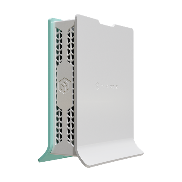 MIKROTIK Wireless Router RouterBOARD hAP ax lite,  2,4GHz, 4x1000Mbps,  AX600, WiFi6, Menedzselhető, Asztali - L41G-2AXD