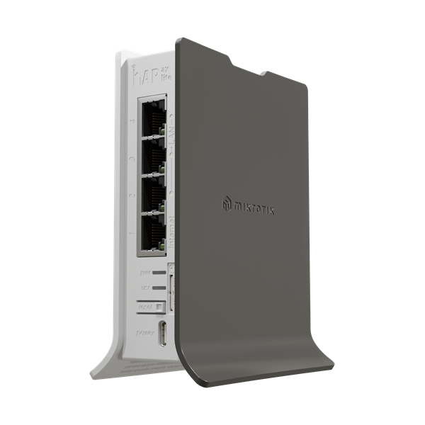MIKROTIK Wireless Router hAP ax lite LTE6, 2,4GHz, 4x1000Mbps,  AX600, WiFi6, Menedzselhető, Asztali