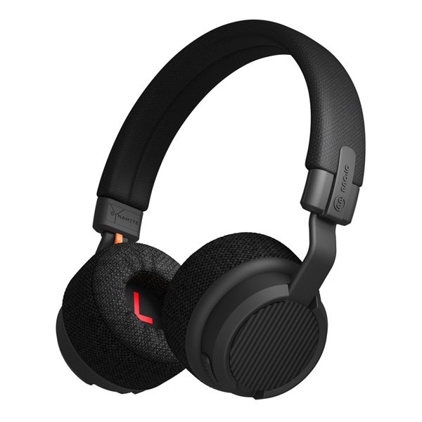 MOJO Dynamite vezeték nélküli  fejhallgató, bluetooth 5.0, on-ear, fekete