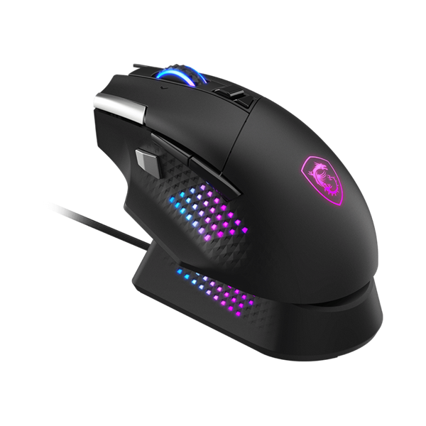 MSI ACCY VERSA PRO W + MOUSE DOCK PRO Wireless Gaming Mouse, Black