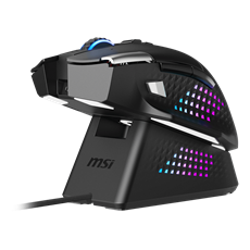 MSI ACCY VERSA PRO W + MOUSE DOCK PRO Wireless Gaming Mouse, Black