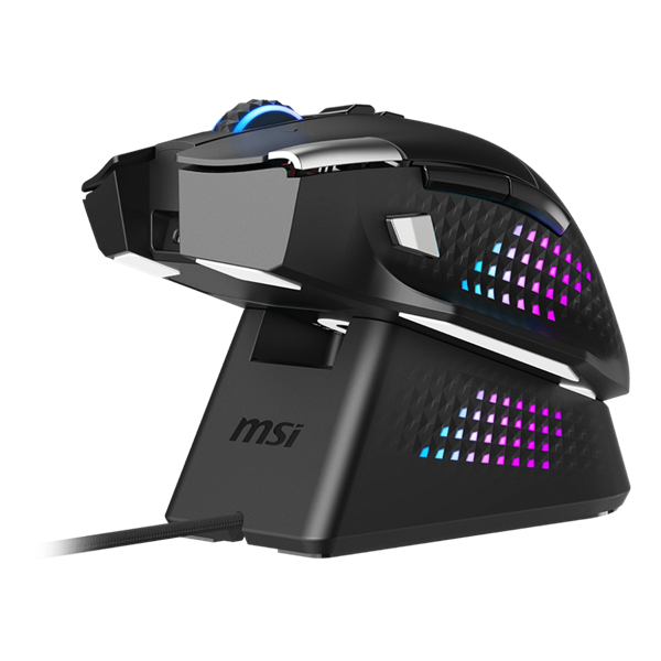 MSI ACCY VERSA PRO W + MOUSE DOCK PRO Wireless Gaming Mouse, Black
